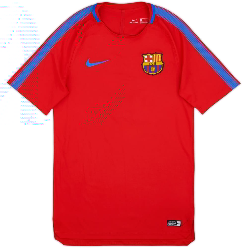 2017-18 Barcelona Nike Training Shirt - 9/10 - (S)