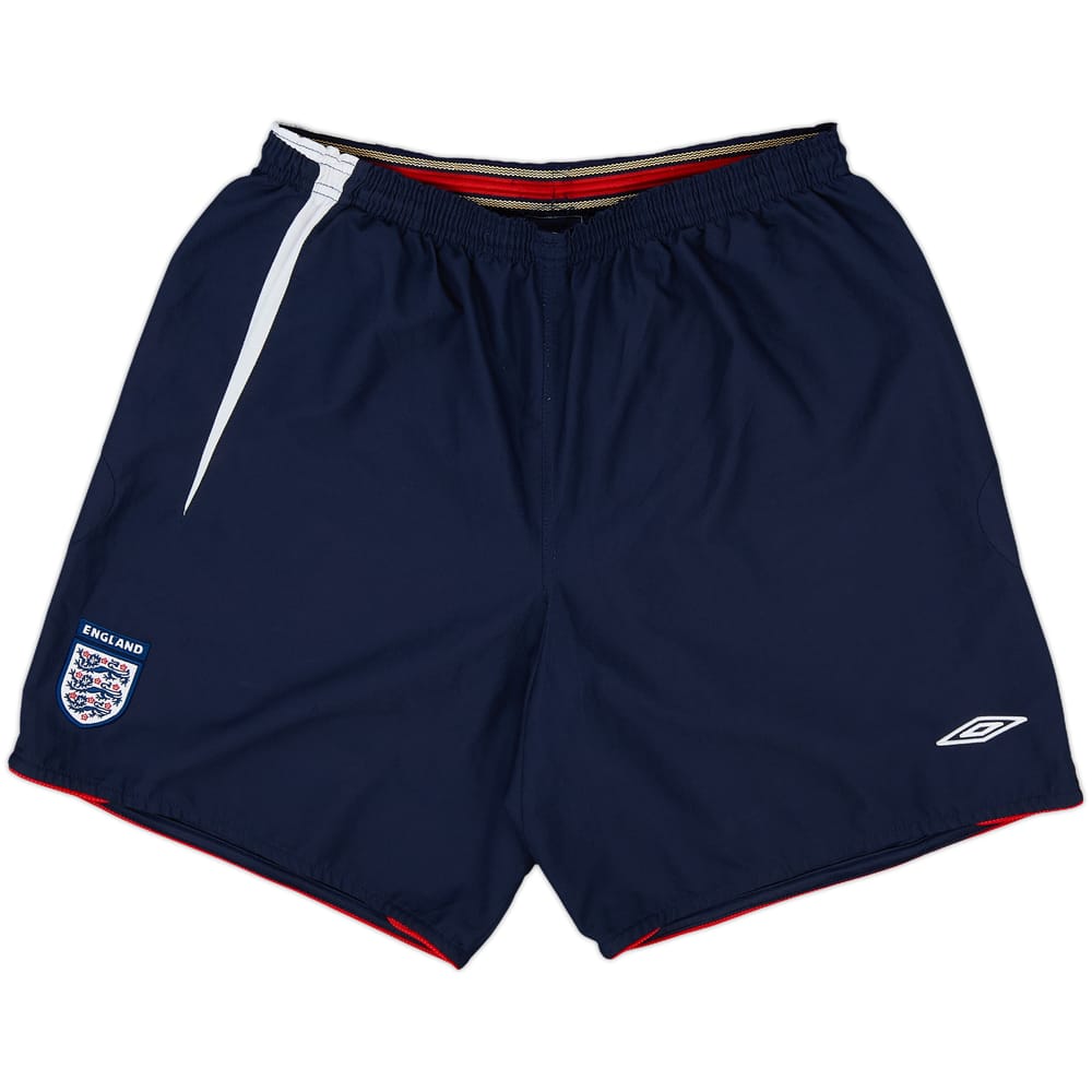 2005-07 England Home Shorts - 9/10 - (XL)