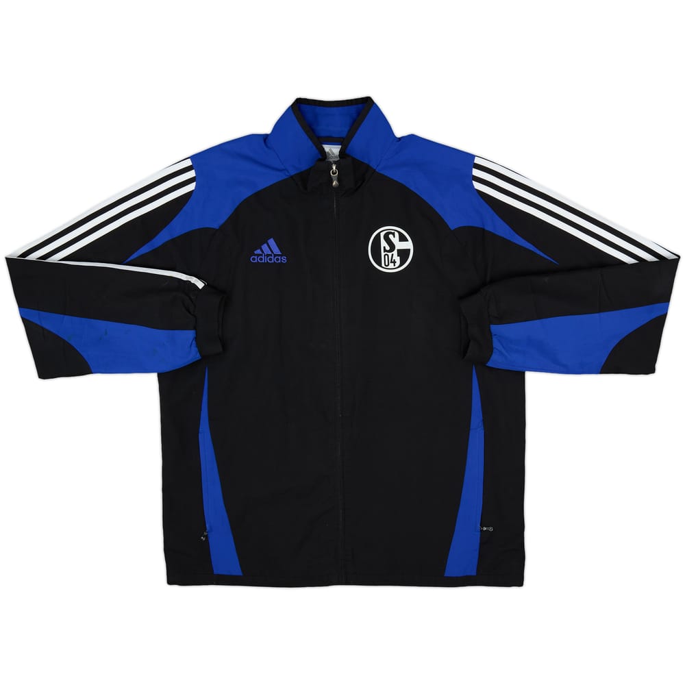 2009-10 Schalke adidas Track Jacket - 8/10 - (L)