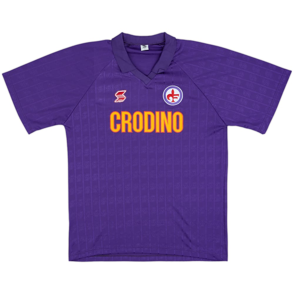 1988-89 Fiorentina Home Shirt #10 - 9/10 - (XL)