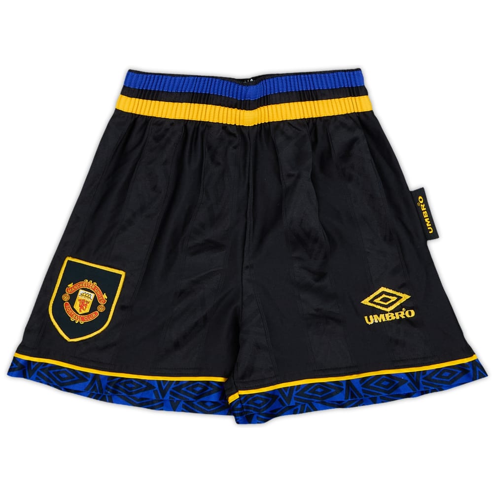 1993-95 Manchester United Away Shorts - 8/10 - (M.Boys)