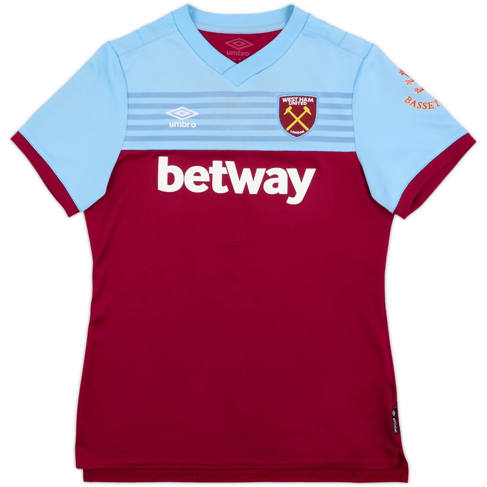 2019-20 West Ham Home Shirt - 8/10 - (Women's S)