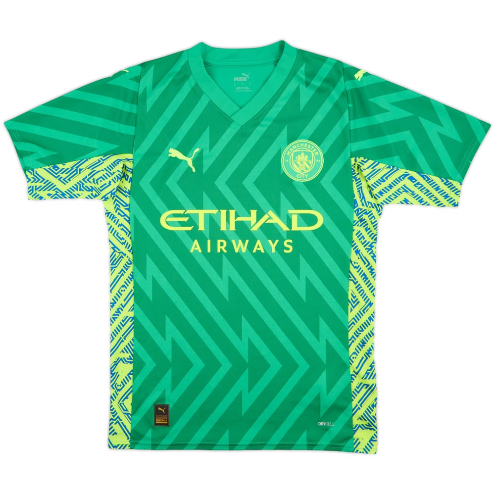 2023-24 Manchester City GK Shirt - 8/10 - (S)