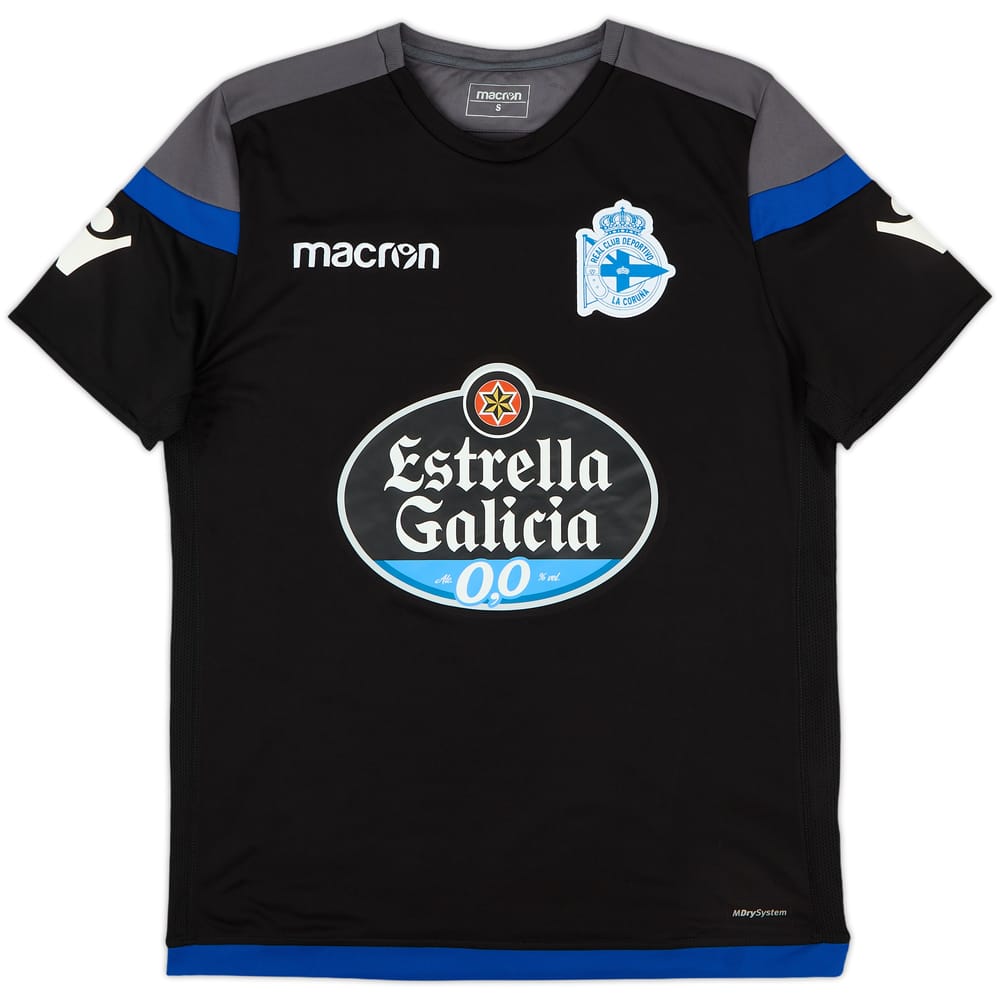 2017-18 Deportivo de La Coruna Macron Training Shirt - 10/10 - (S)