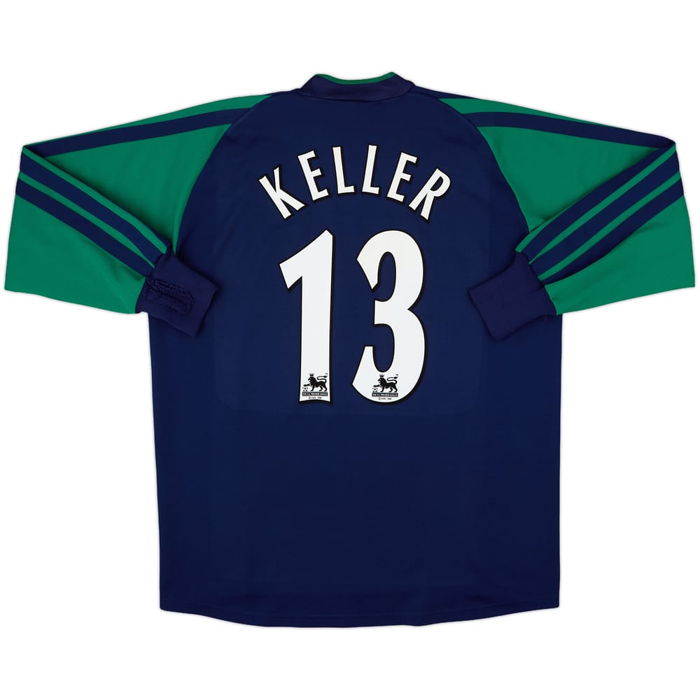 2001-02 Tottenham GK Shirt Keller #13 - 5/10 - (L)
