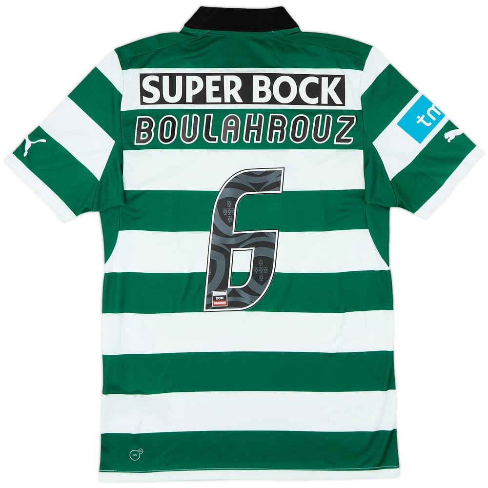2012-13 Sporting CP Home Shirt Boulahrouz #6 - 7/10 - (M)