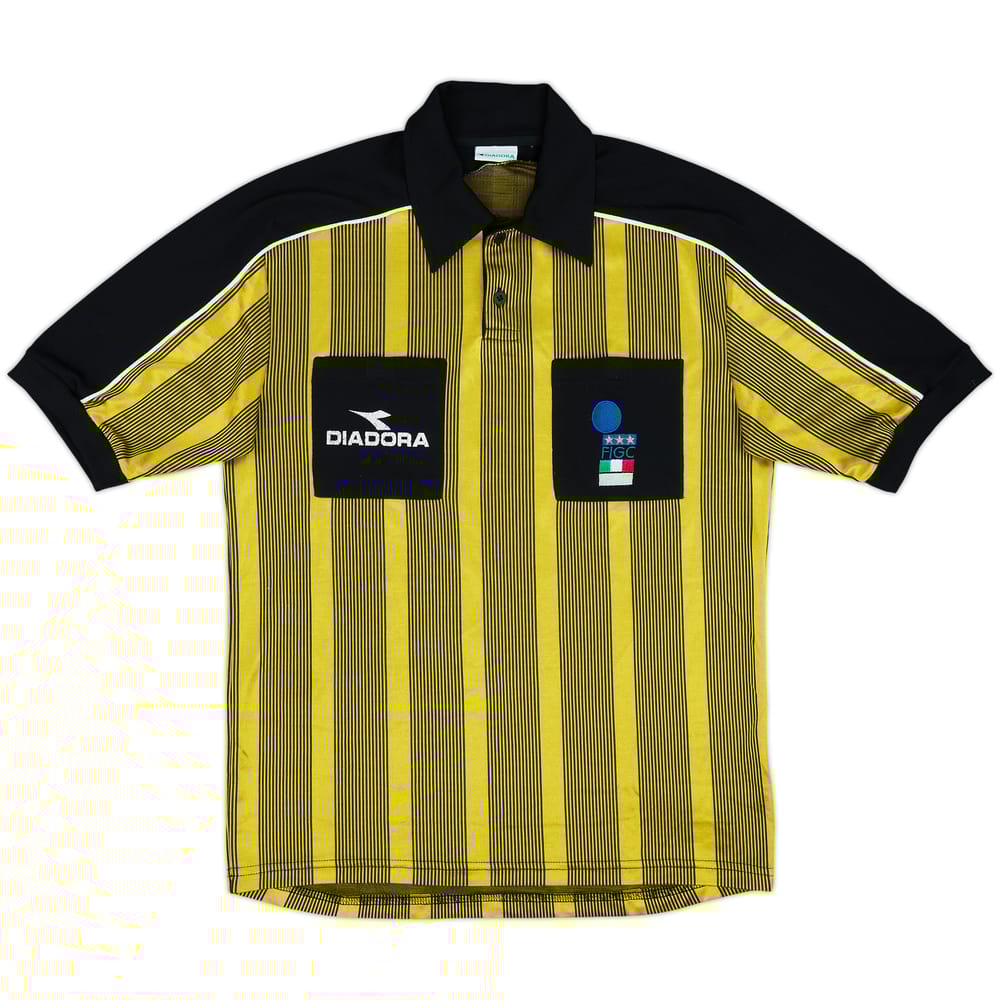 1999-00 Italy FIGC Diadora Referee Shirt - 8/10 - (M)