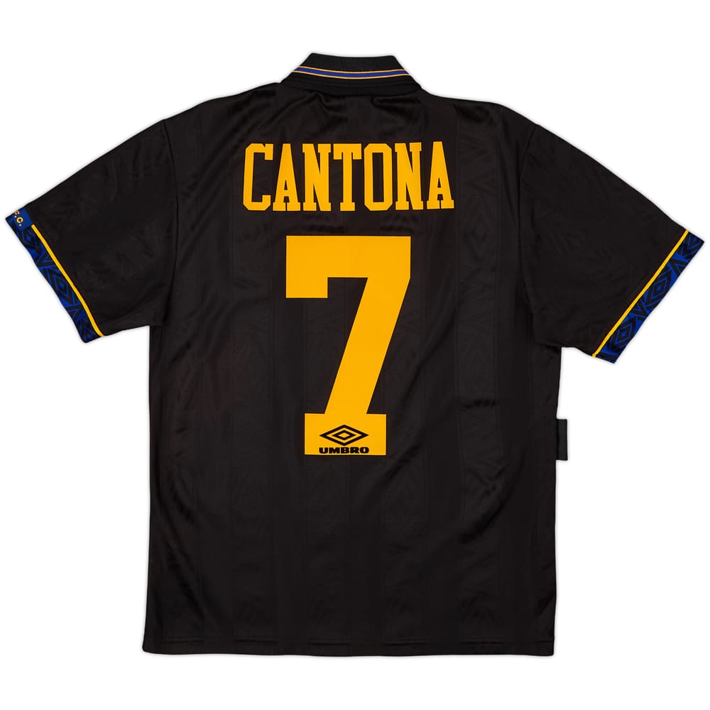 1993-95 Manchester United Away Shirt Cantona #7 - 8/10 - (S)