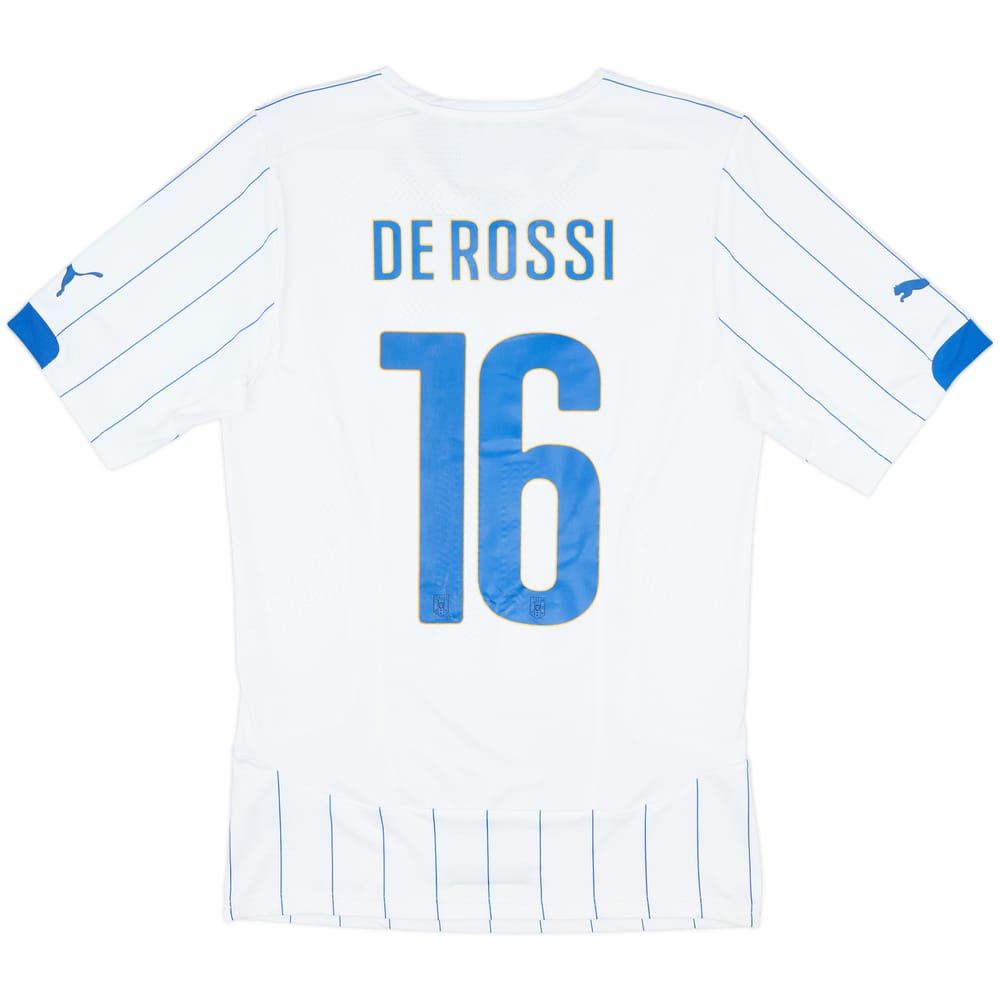 2016-17 Italy Player Issue (ACTV Fit) Away Shirt De Rossi #16 (XXL)