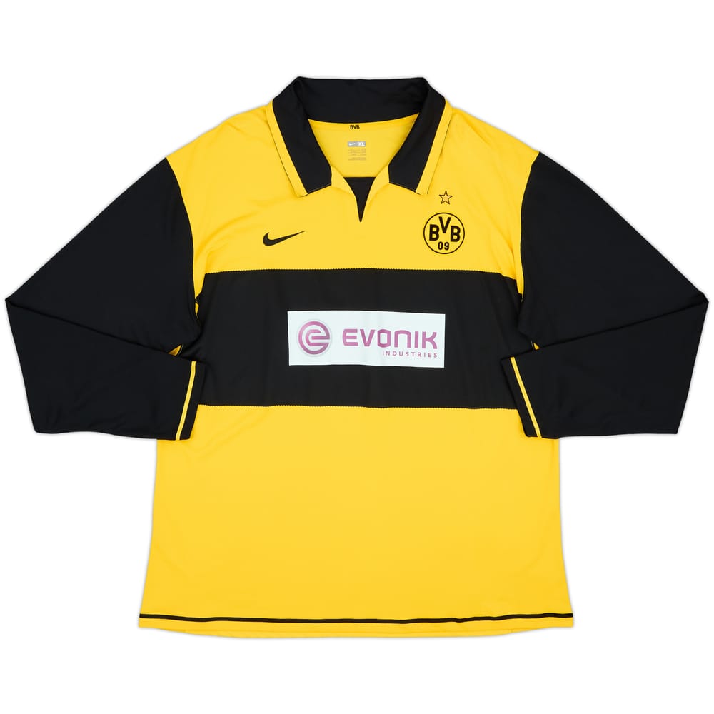 2007-08 Borussia Dortmund Player Issue Home L/S Shirt - 8/10 - (XL)