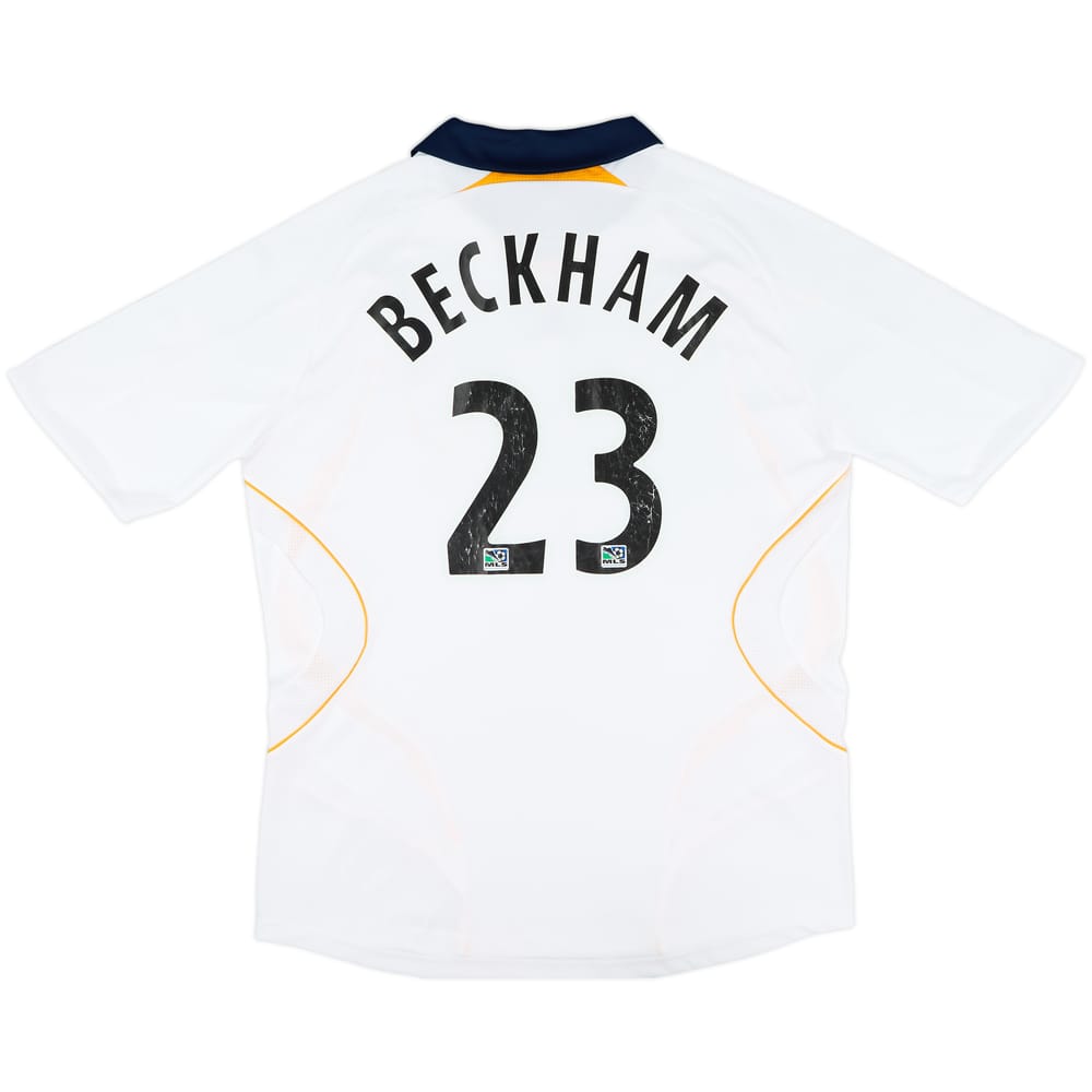 2007-08 LA Galaxy Home Shirt Beckham #23 - 6/10 - (XL)