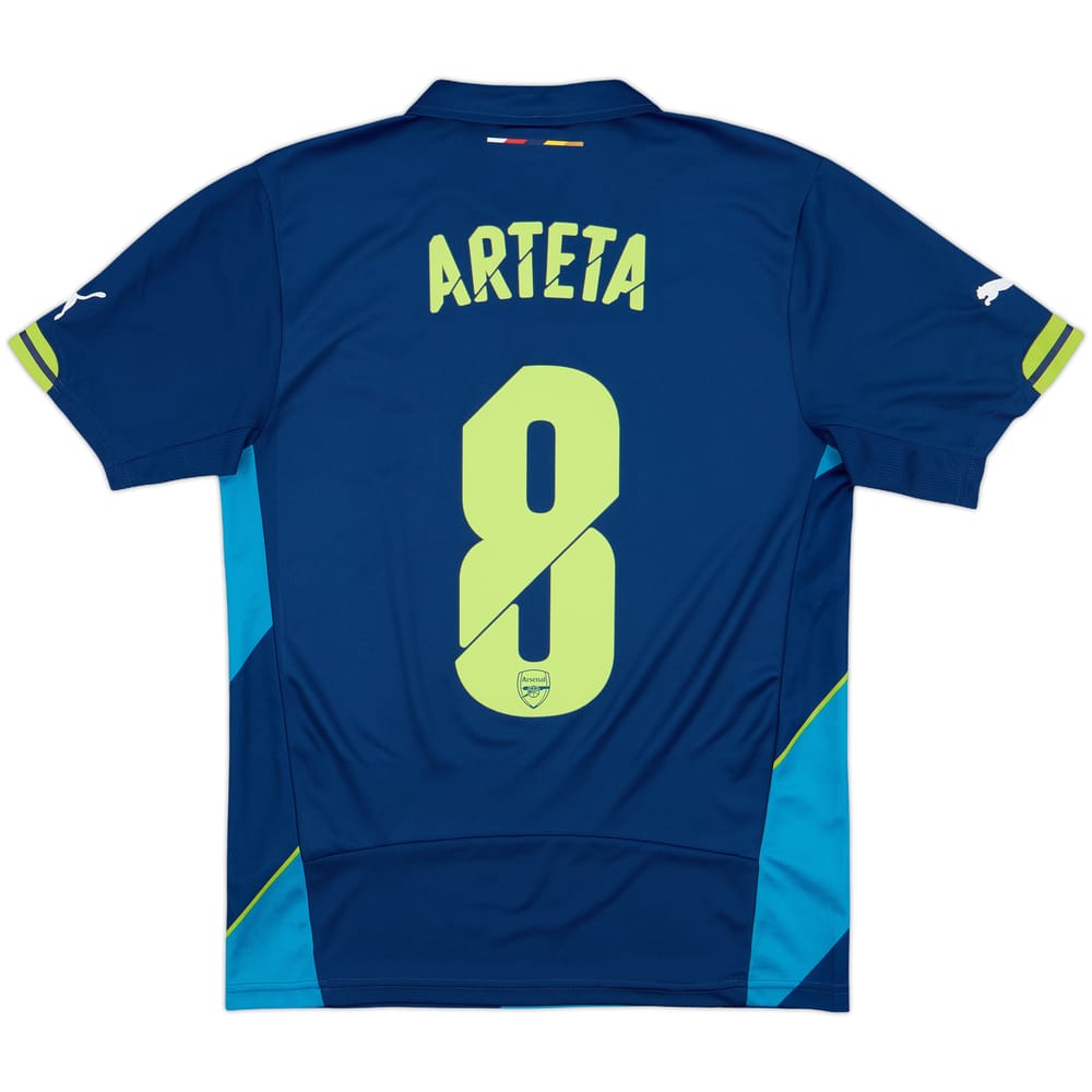 2014-15 Arsenal Third Shirt Arteta #8 - 9/10 - (S)