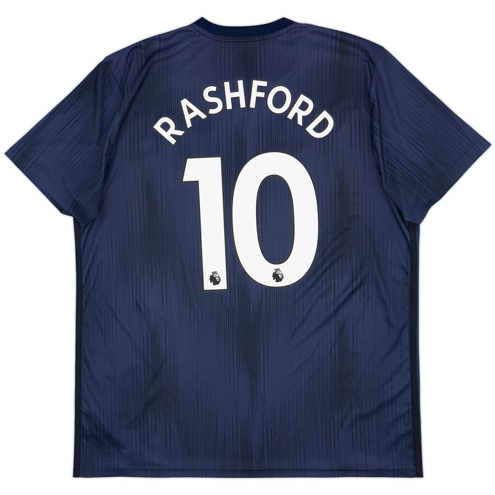 2018-19 Manchester United Third Shirt Rashford #10 - 8/10 - (XL)