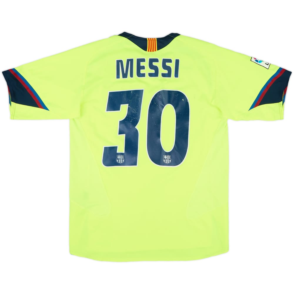 2005-06 Barcelona Away Shirt Messi #30 - 5/10 - (M)