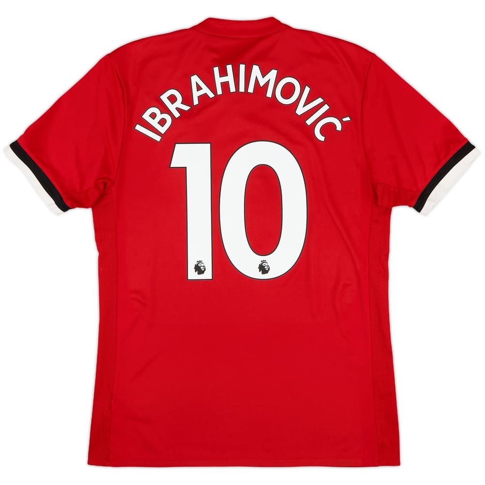 2017-18 Manchester United Home Shirt Ibrahimovic #10 - 6/10 - (M)