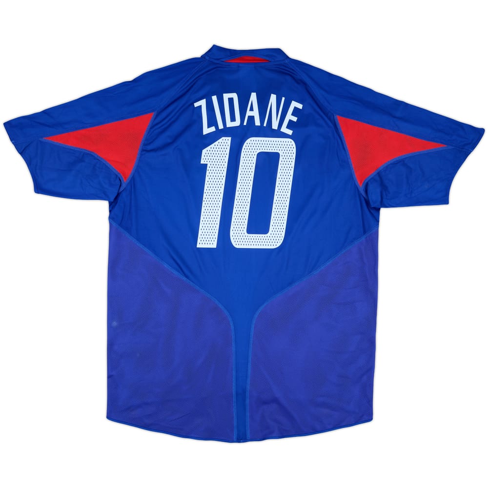 2004-06 France Home Shirt Zidane #10 (XL)