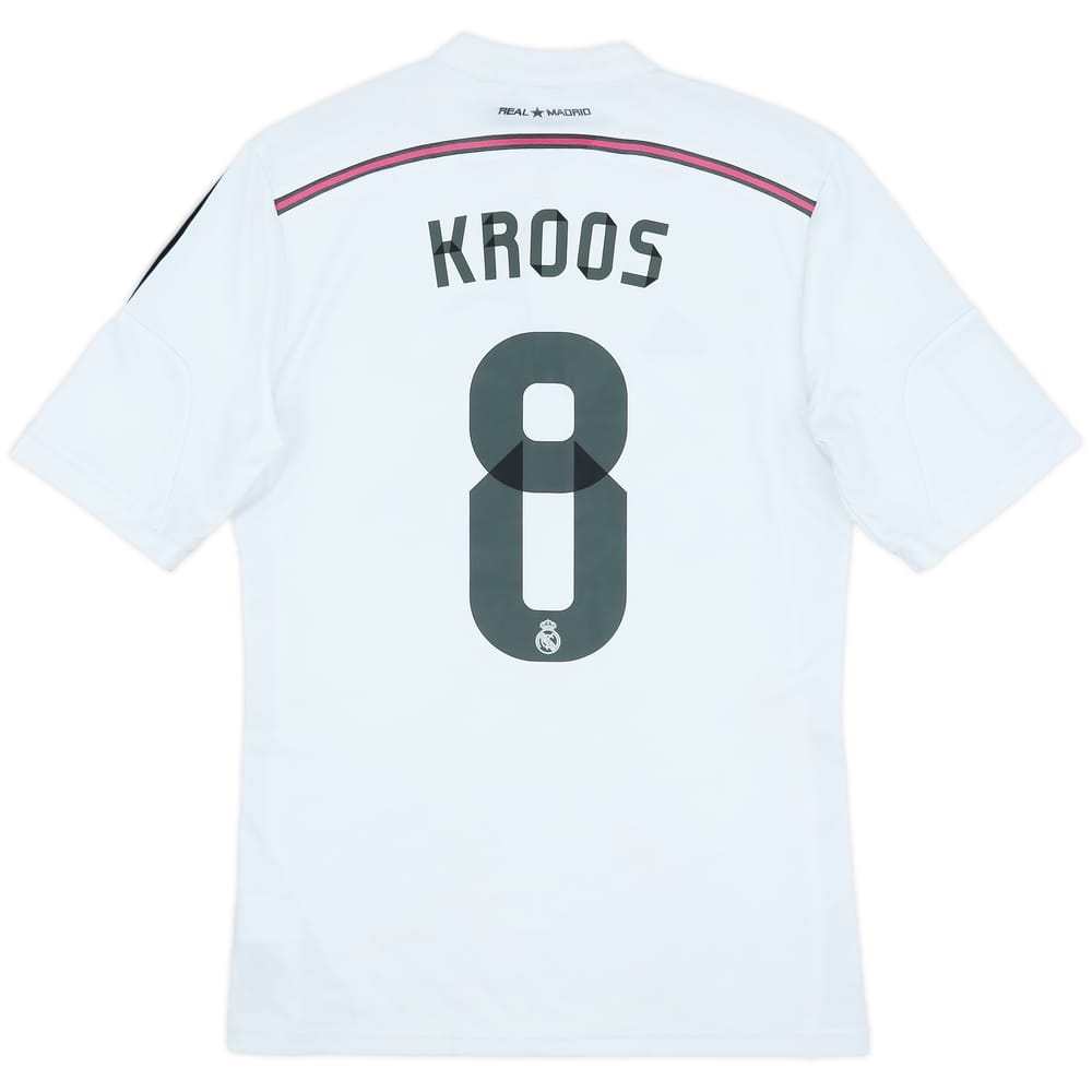 2014-15 Real Madrid Home Shirt Kroos #8 - 7/10 - (M)