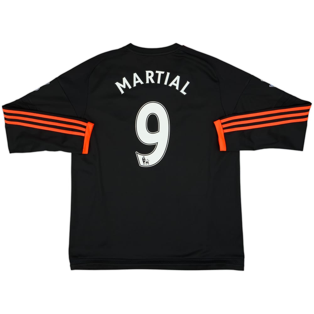 2015-16 Manchester United Third L/S Shirt Martial #9 - 8/10 - (XL)