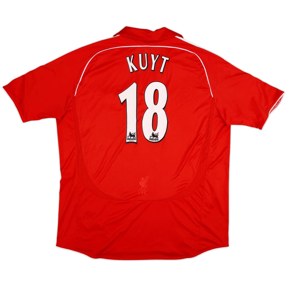 Camiseta de local del Liverpool 2006-08 Kuyt #18 - 8/10 - (XXL)