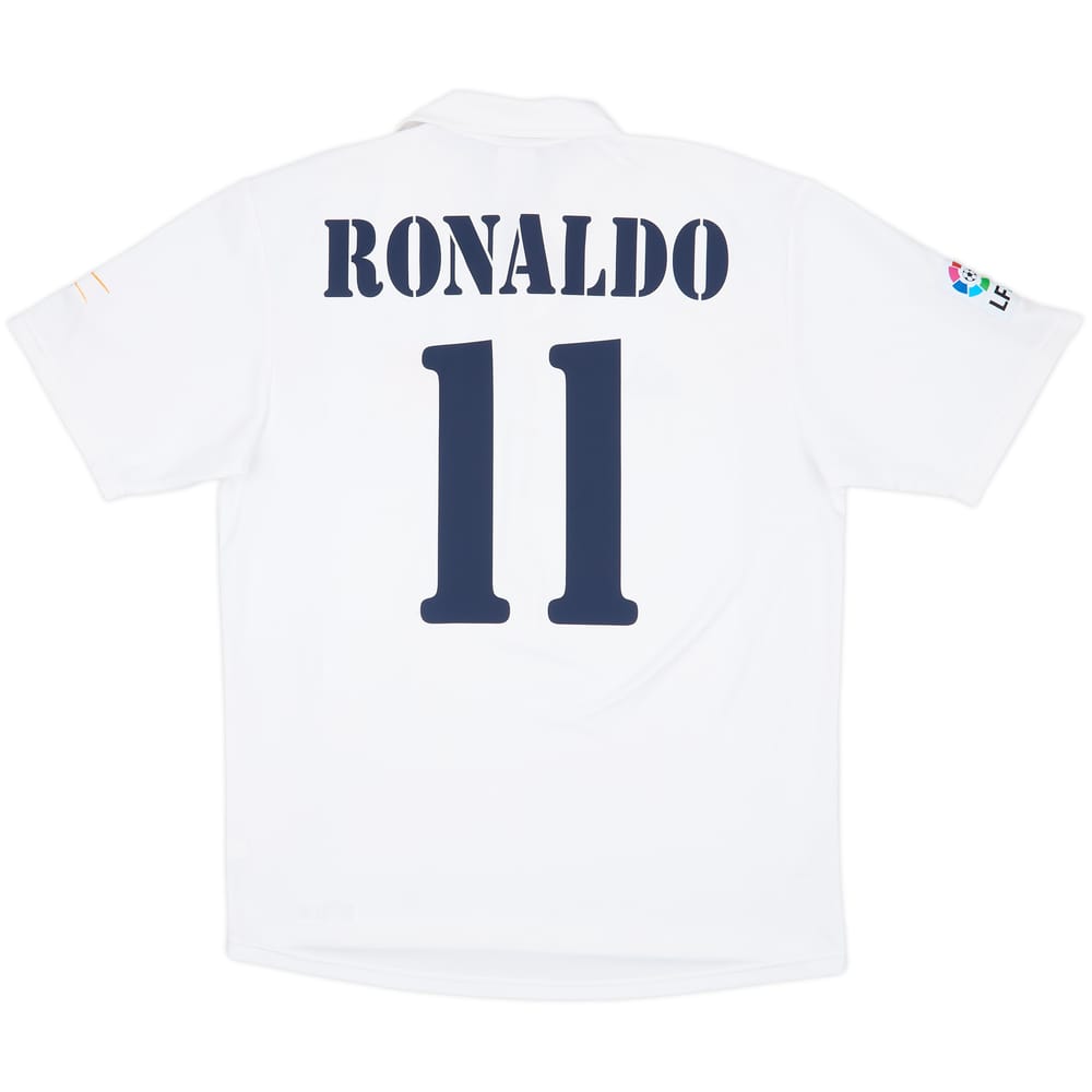 2002-03 Real Madrid Centenary Home Shirt Ronaldo #11 - 8/10 - (M)