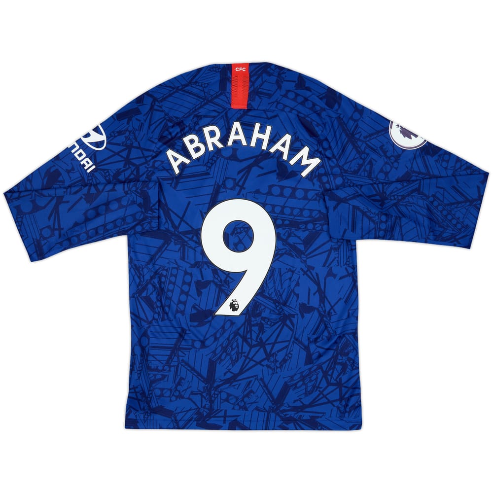 2019-20 Chelsea Home L/S Shirt Abraham #9 - 7/10 - (S)