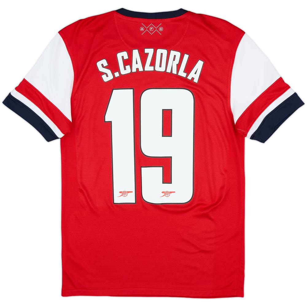 2012-14 Arsenal Home Shirt S.Cazorla #19 - 8/10 - (S)