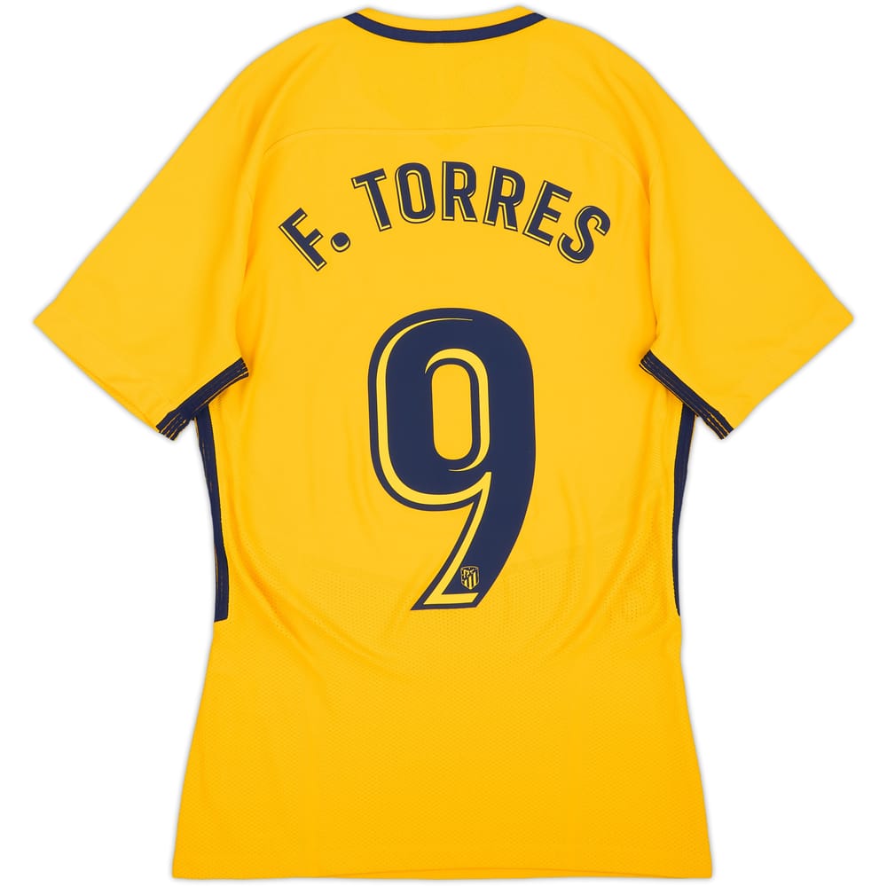 2017-18 Atletico Madrid Player Issue Away Shirt Torres #9 - 8/10 - (S)