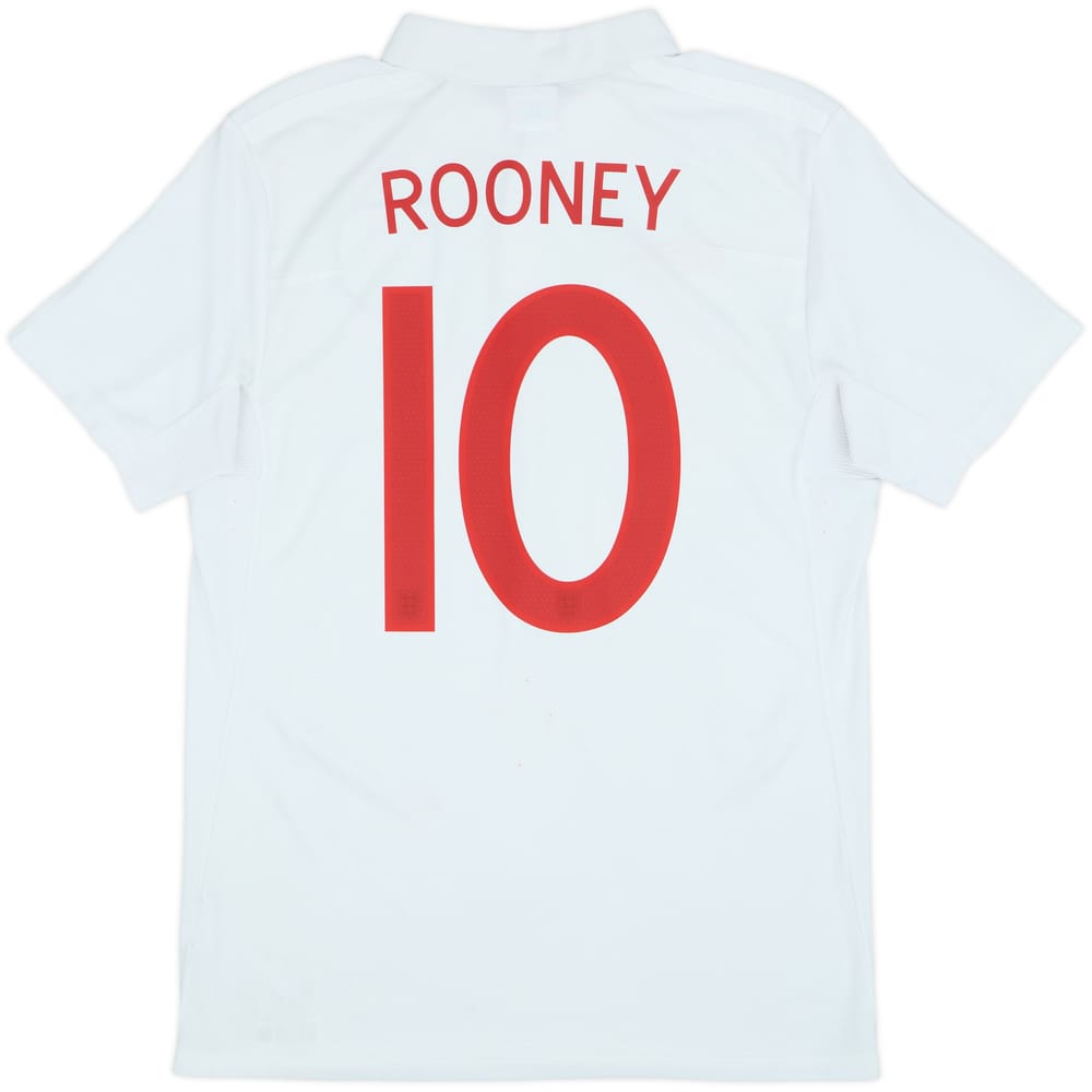 2009-10 England 'South Africa' Home Shirt Rooney #10 - 8/10 - (M)