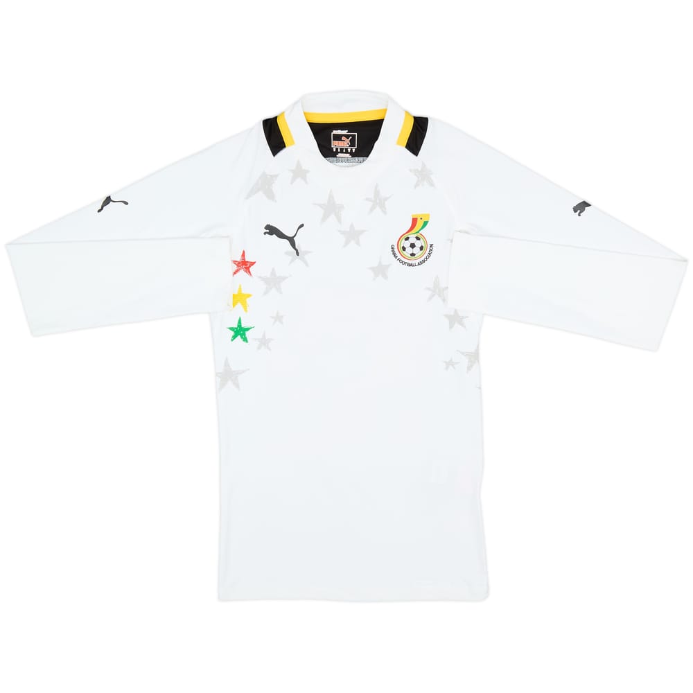 2012-13 Ghana Player Issue Home L/S Shirt - 10/10 - (M)