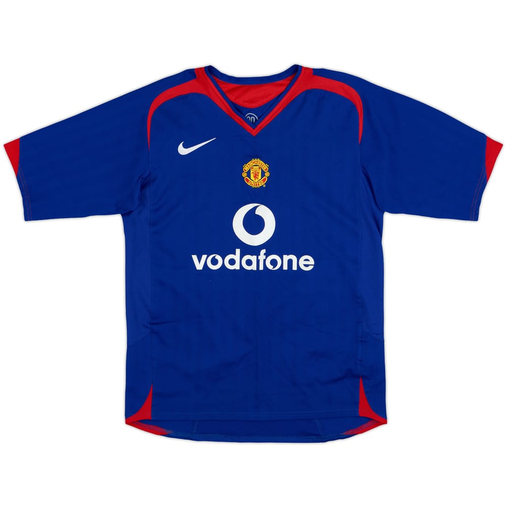 2005-06 Manchester United Away Shirt - 7/10 - (L.Boys)
