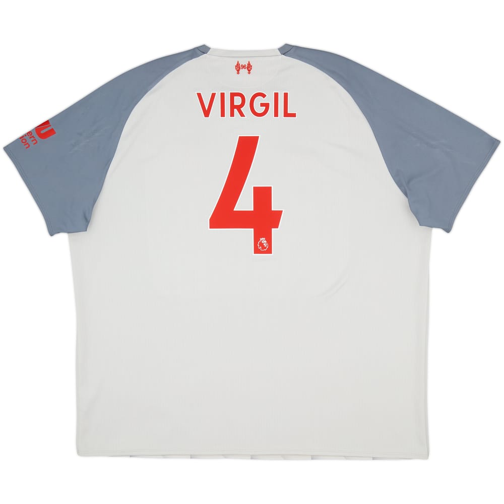2018-19 Liverpool Third Shirt Virgil #4 - 6/10 - (3XL)