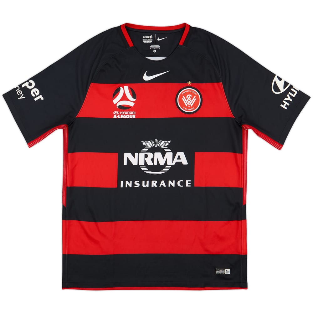 2017-18 Western Sydney Wanderers Home Shirt - 7/10 - (M)