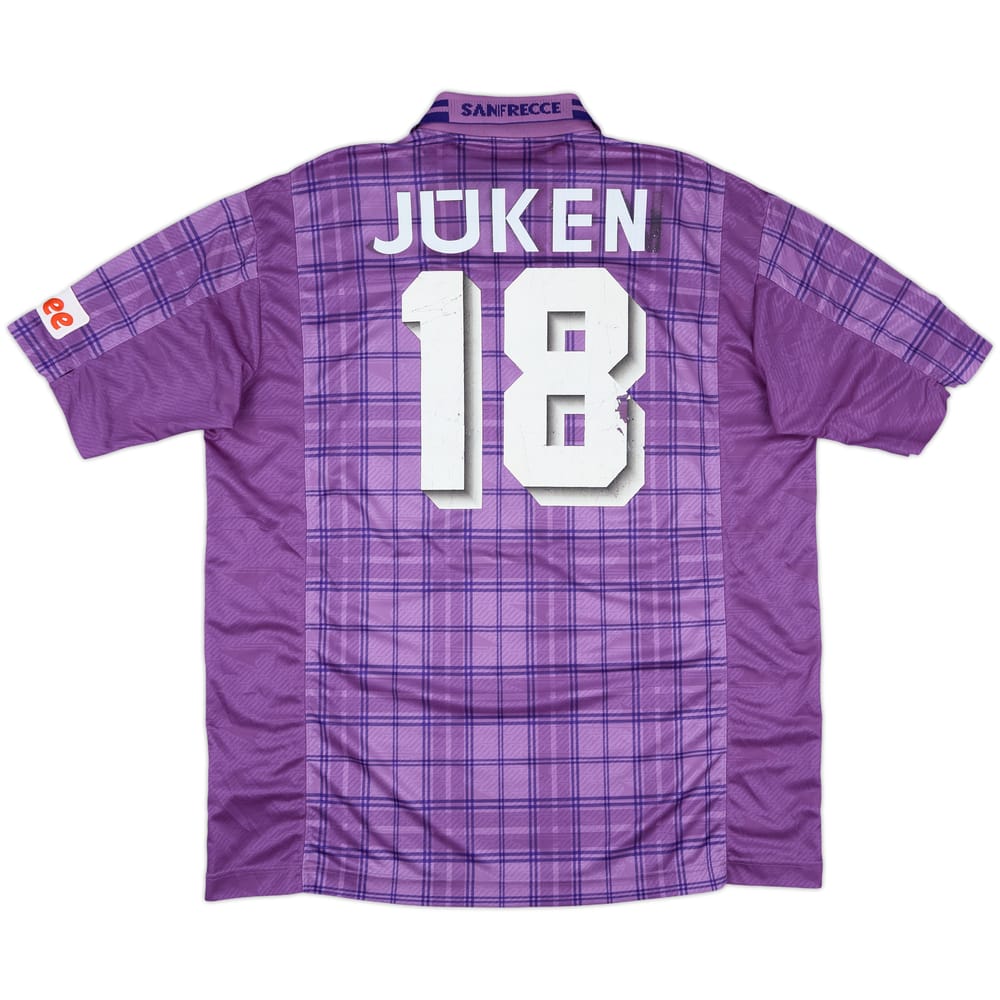 1997-99 Sanfrecce Hiroshima Match Issue Home Shirt #18