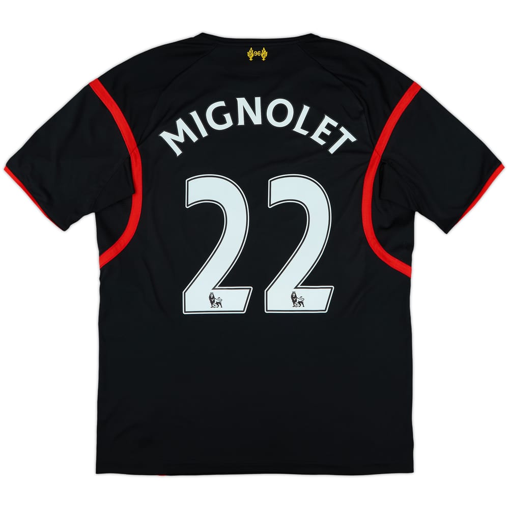 2014-15 Liverpool GK S/S Shirt Mignolet #22 - 8/10 - (L)