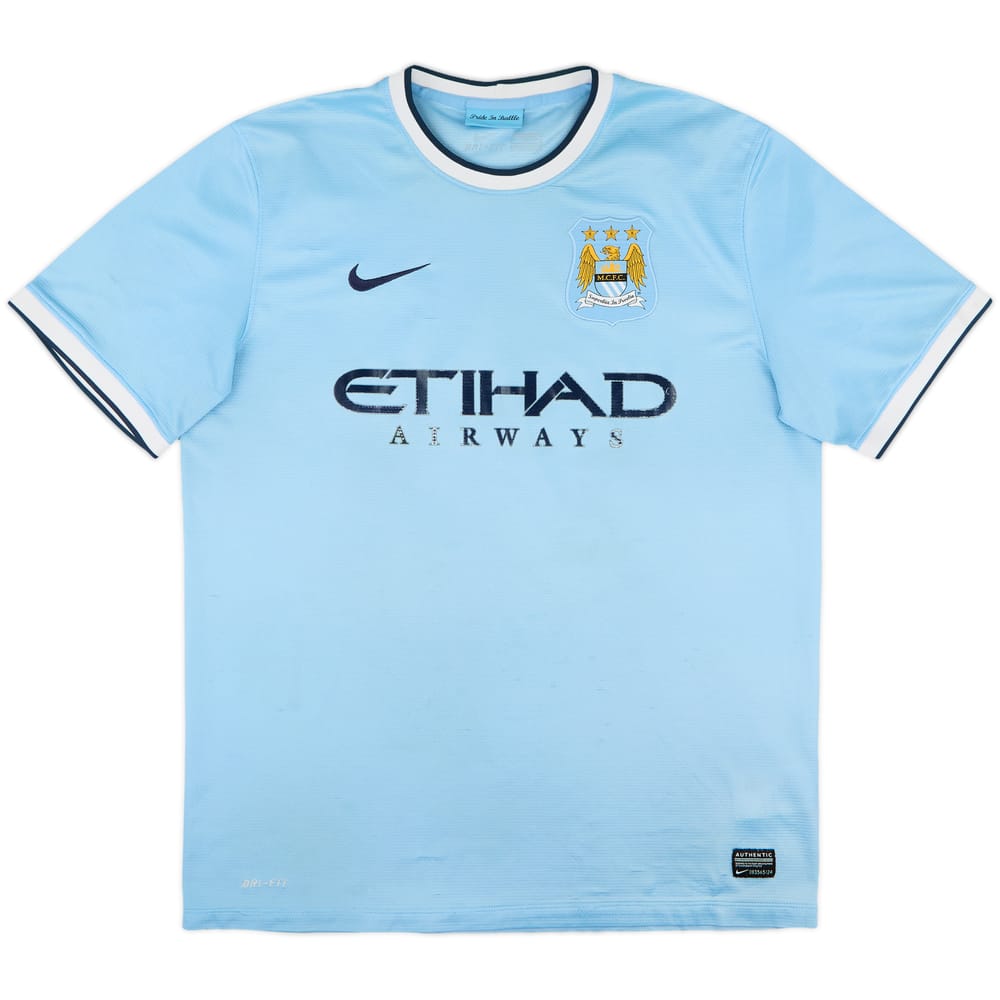 2013-14 Manchester City Home Shirt - 5/10 - (L)