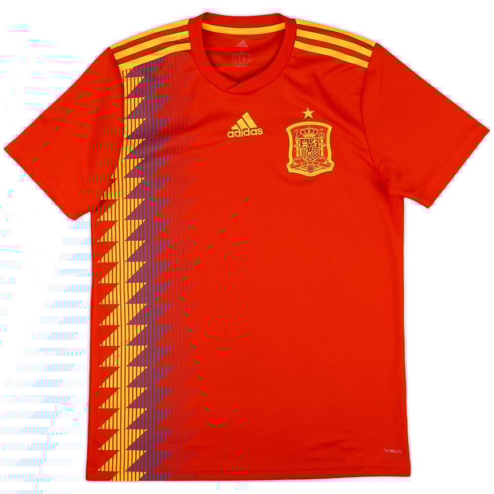 2018-19 Spain Home Shirt - 10/10 - (S)