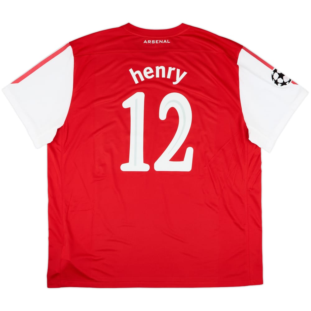 2011-12 Arsenal Home Shirt Henry #12 - 6/10 - (3XL)