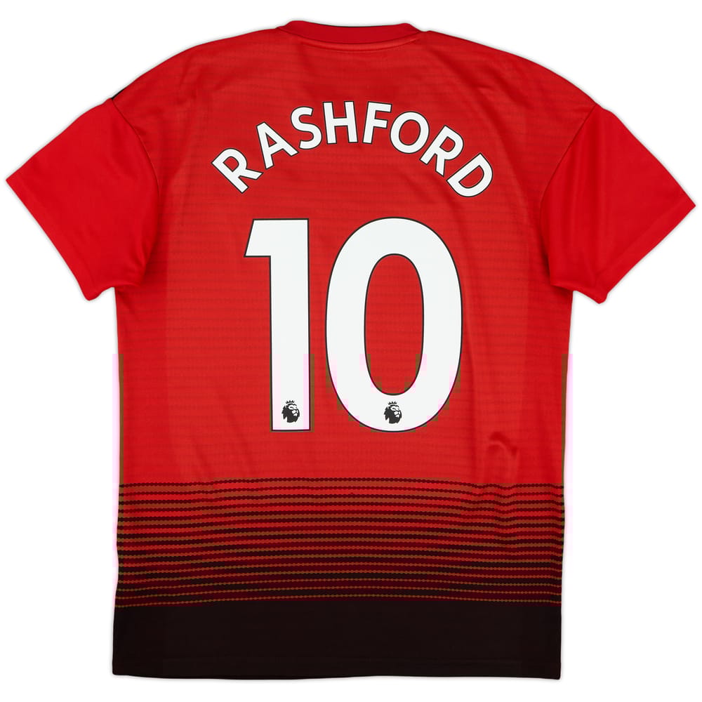 2018-19 Manchester United Home Shirt Rashford #10 - 8/10 - (S)