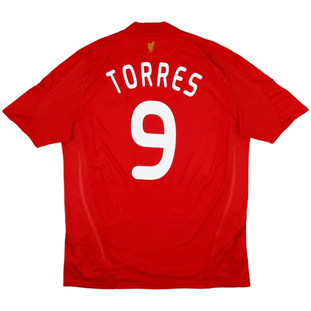 2008-10 Liverpool Home Shirt Torres #9 - 6/10 - (XL)