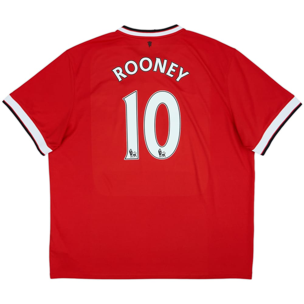 2014-15 Manchester United Home Shirt Rooney #10 - 7/10 - (3XL)