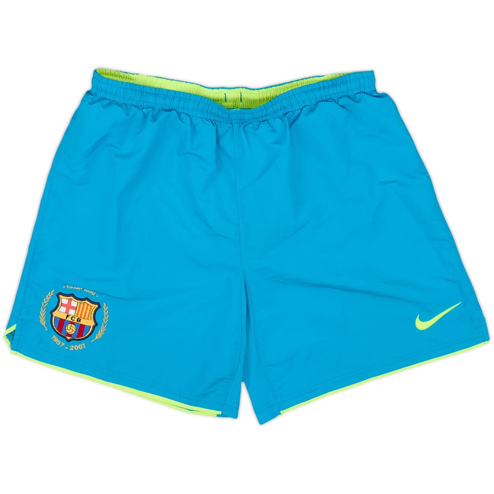 2007-08 Barcelona Away Shorts - 8/10 - (L)