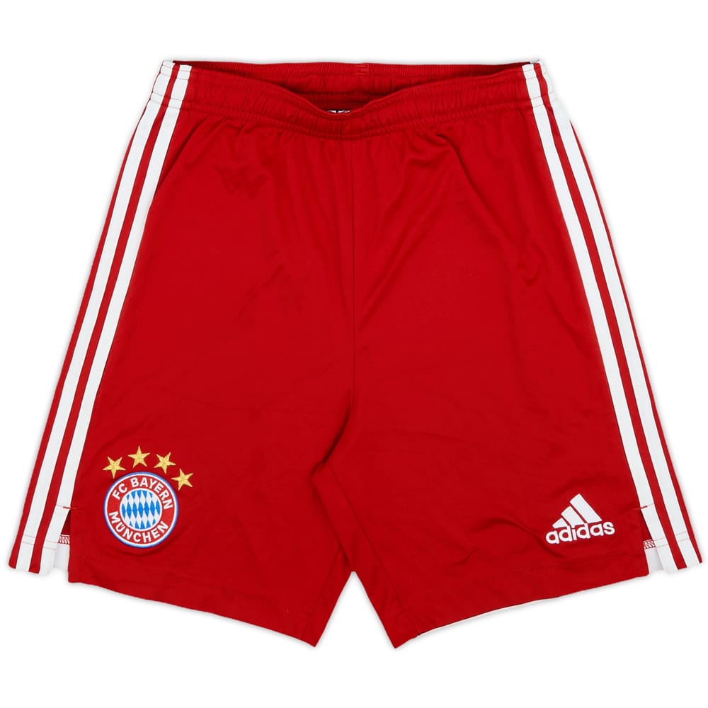 2020-21 Bayern Munich Home Shorts - 8/10 - (L.Boys)
