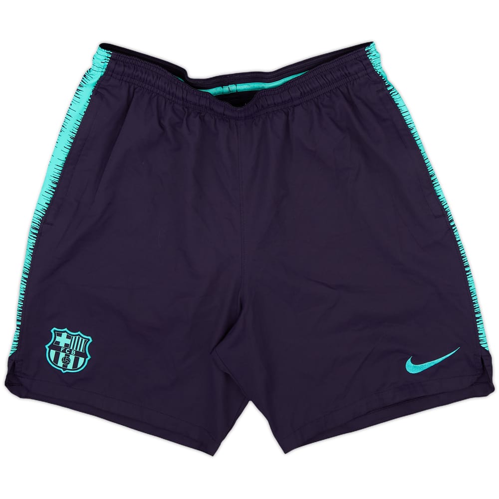 2018-19 Barcelona Nike Training Shorts - 9/10 - (L)