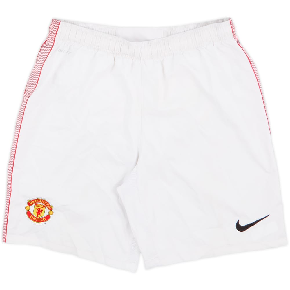 2012-13 Manchester United Home Shorts - 6/10 - (L)