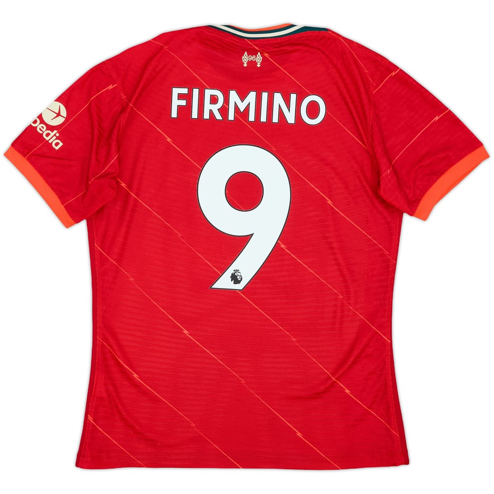2021-22 Liverpool Authentic Home Shirt Firmino #9 - 8/10 - (L)