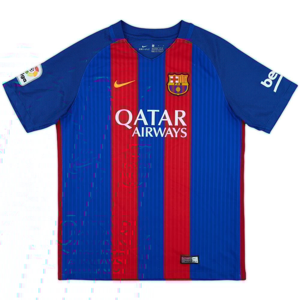 2016-17 Barcelona Home Shirt - 8/10 - (XL.Boys)