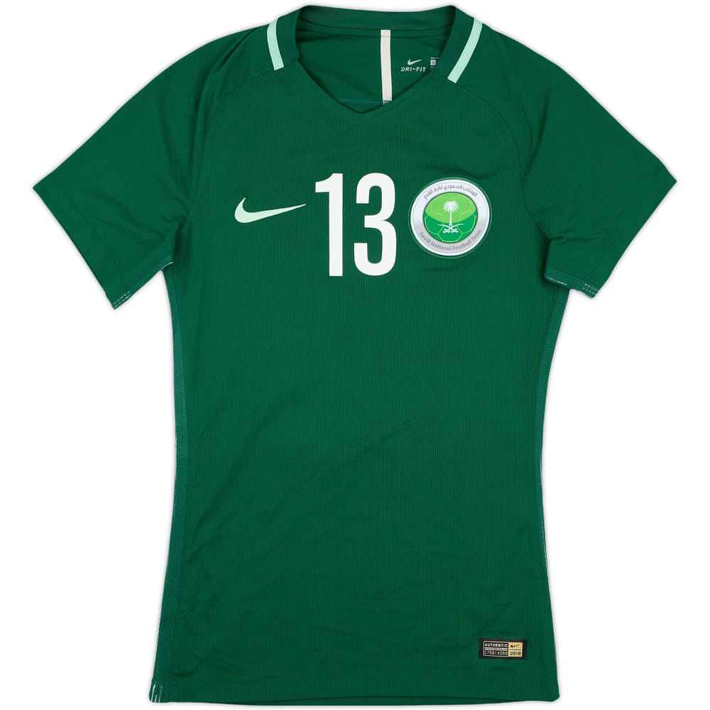2017-18 Saudi Arabia Match Issue Away Shirt #13