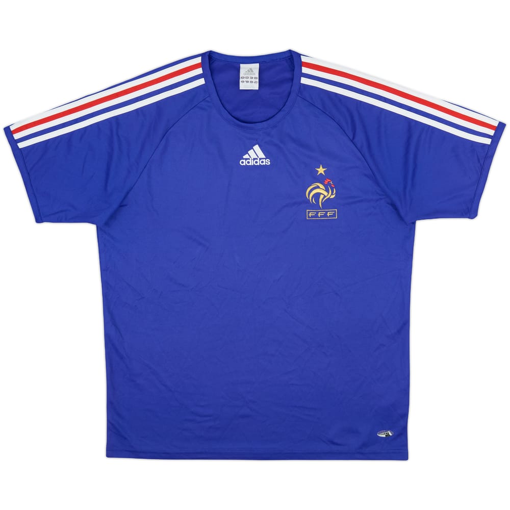 2006-08 France adidas Basic Training Shirt - 6/10 - (L)