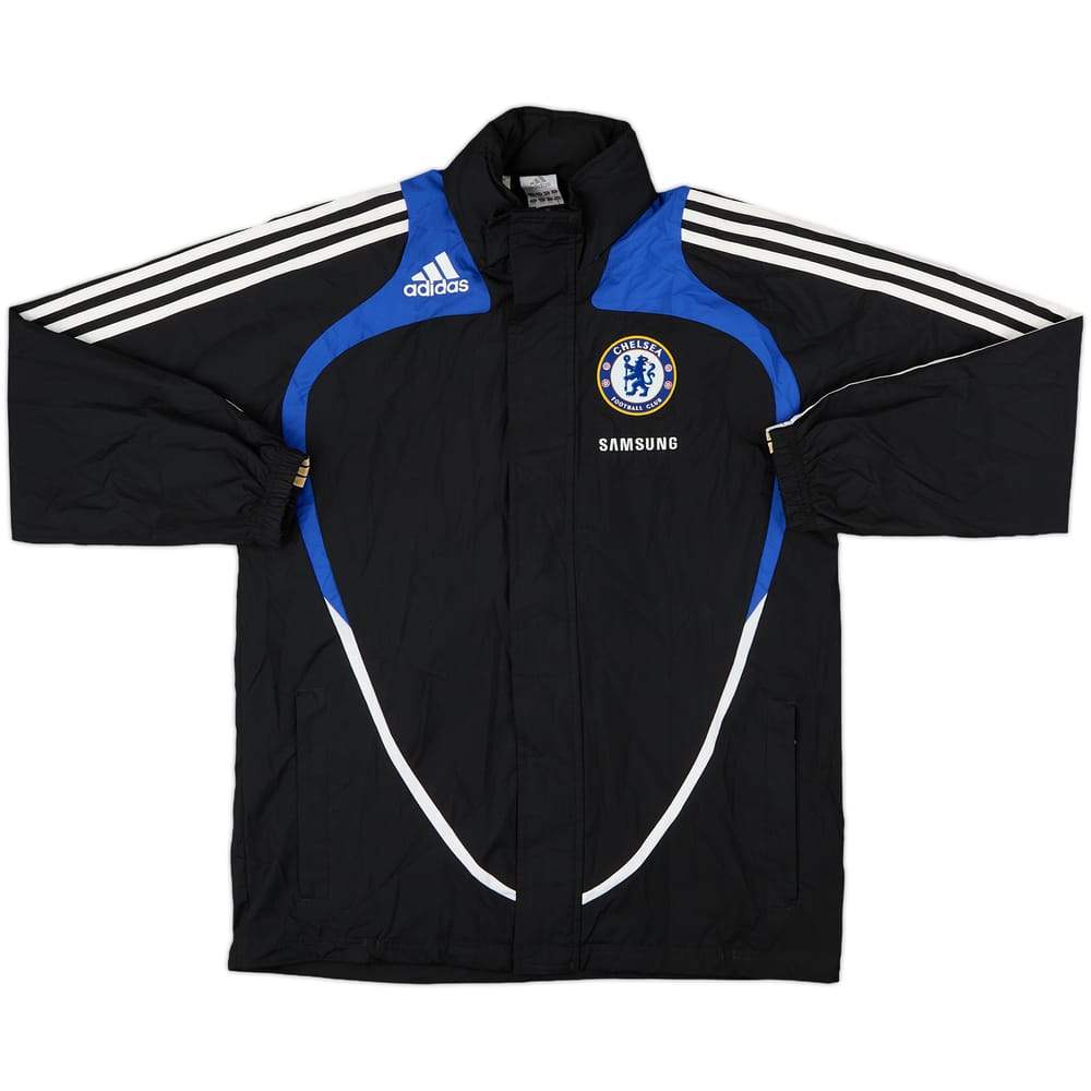 2008-09 Chelsea adidas Hooded Rain Jacket - 8/10 - (L.Boys)