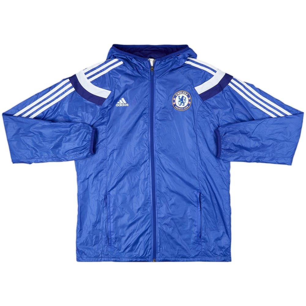2014-15 Chelsea adidas Hooded Rain Jacket - 8/10 - (L)